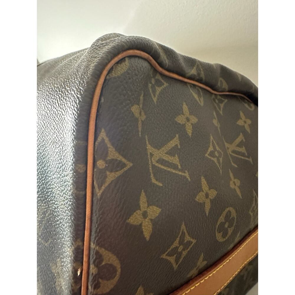 Louis Vuitton Keepall 55 Bandouliere Monogram Travel Bag Duffle Strap Bando - Picture 10 of 16